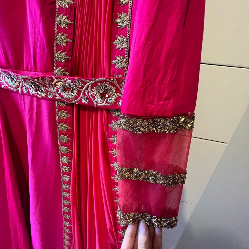 Stunning Anarkali Bollywood Outfit, size 38 (size 2 US) - Picture 6 of 11
